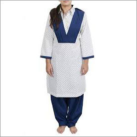 Multiple Color Available Cotton Salwar Kameez School Uniform