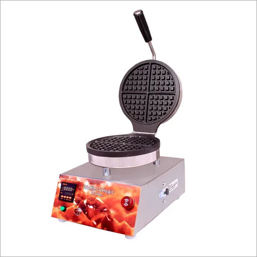 Waffle Maker - Aluminium Alloy, 30x25x29 cm | Integrated Digital Temperature Controller, Circuit Breaker, 1200W Power Efficient, CE Approved, 1 Year Warranty