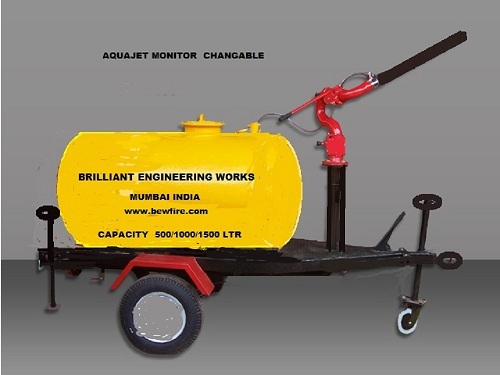 Trolley Mounted Foam Water Monitor - Application: For Fire