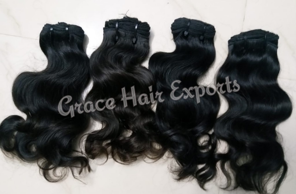 Weaving Natural Wavy Indian Hair Extension