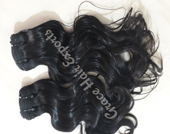 Weaving Natural Wavy Indian Hair Extension
