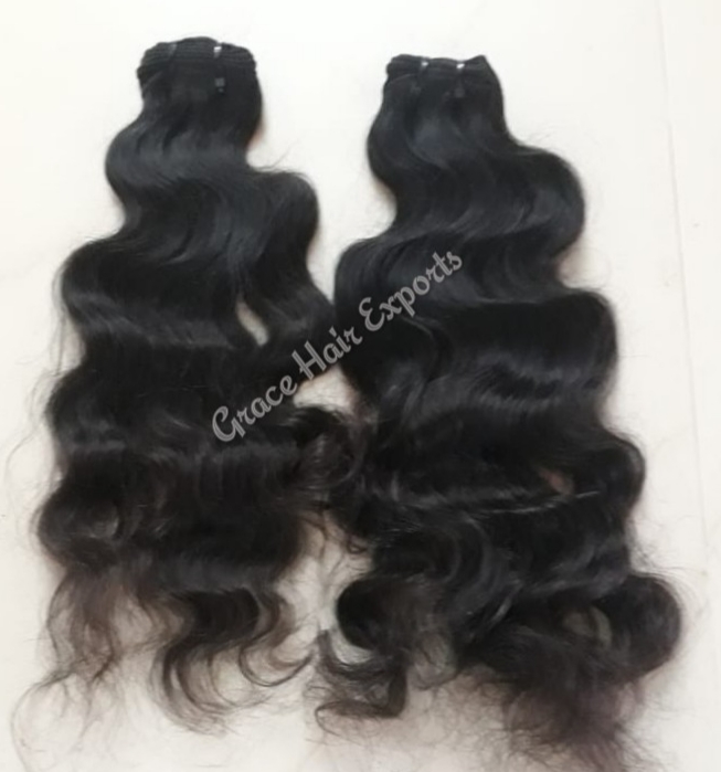 Weaving Natural Wavy Indian Hair Extension