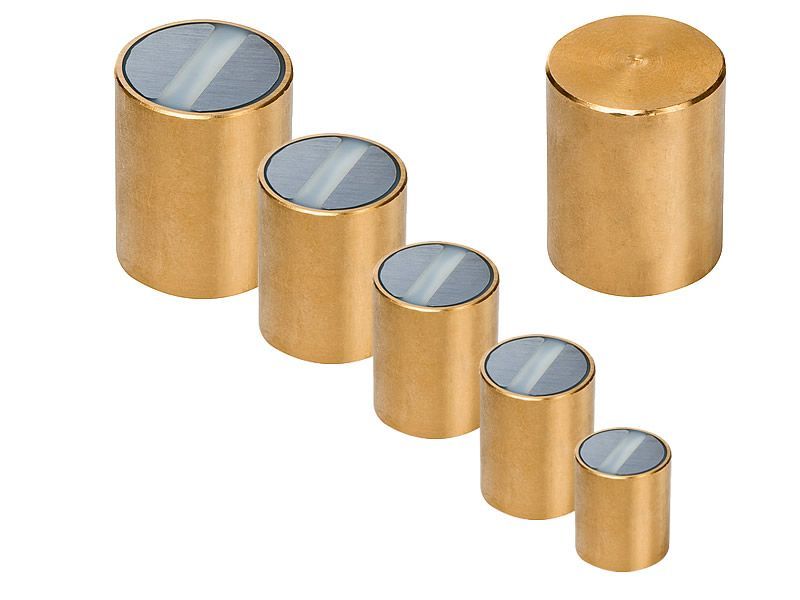 Rectangle Pot Magnets With Brass