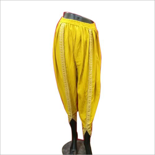 Ladies Casual Tulip Pant - Rayon, Size S-xxl, Yellow & Multicolor | Regular Fit, Quick Dry, Washable, No Fade, Suitable For All Seasons