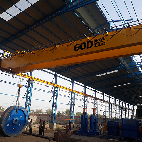 Single Girder Crane - Metal, Customized Size With 30 Span | Max. Lifting Load 20 Metric Ton, 25 Rpm Speed, Long Life And Easy Maintenance