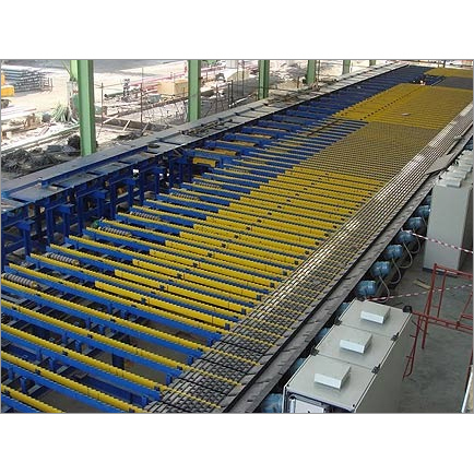 Automatic Cooling Bed - Durable Steel Design, Uniform Air-Cooling System for TMT Bars Transport and Leveling