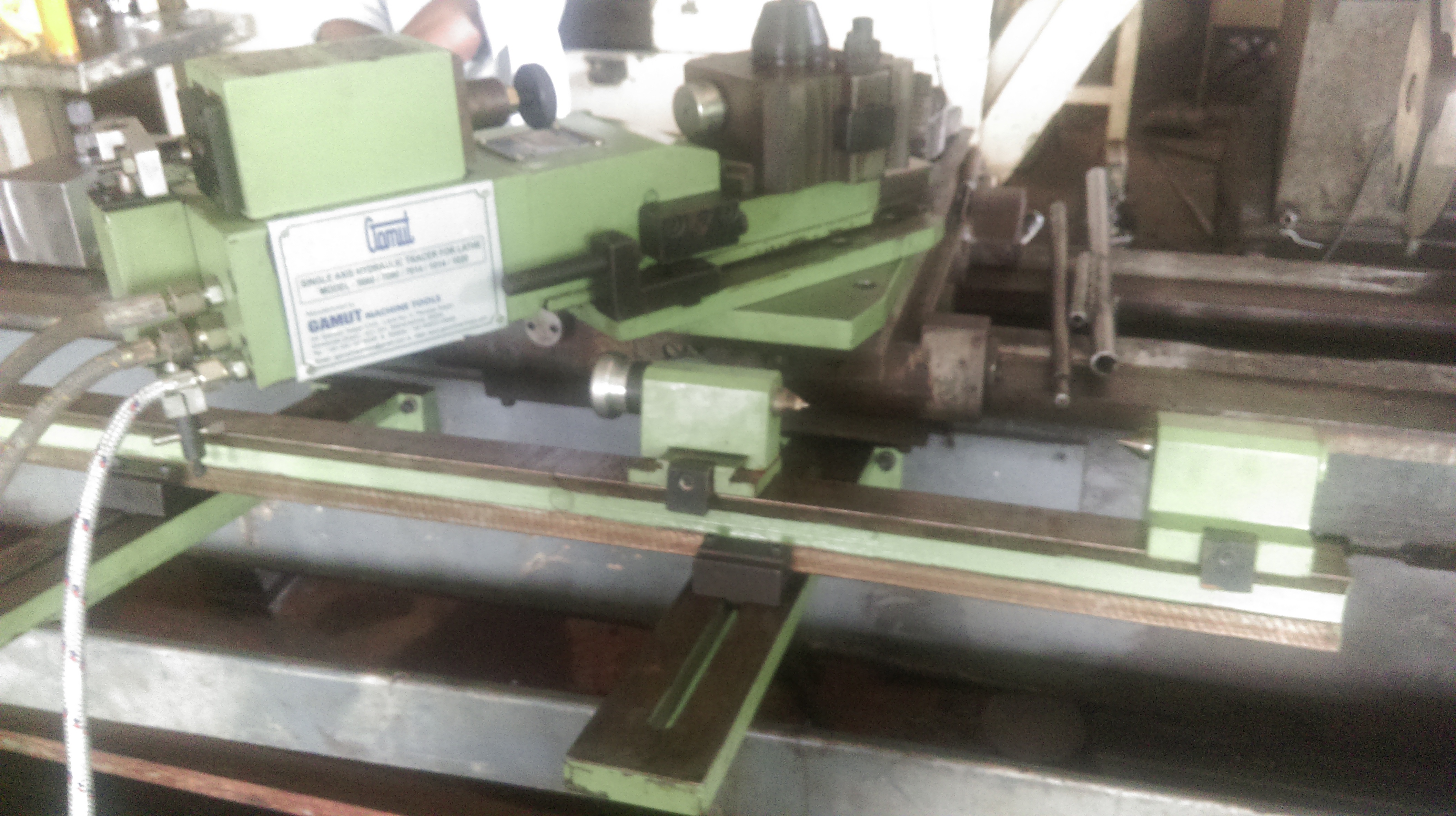 Automatic Hydraulic Copy Attachment For Lathe