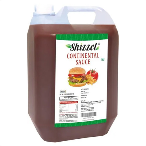 Continental Sauce - Vegetable Pulp, Sugar, Spices | Tangy Flavor Profile for Culinary Versatility