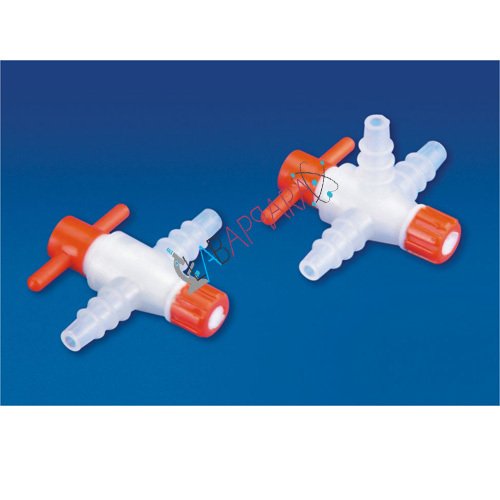 Stop Cocks Polypropylene Labappara - Polypropylene Material, 6 Mm To 10 Mm Tubing Compatibility | Leakproof Design, Available In 2-way & 3-way Options