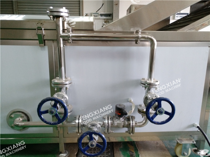 Pt-2000 Blanching Machine - Stainless Steel, 3600 X 1000 X 1300 Mm | Automatic, High Efficiency, Easy Cleaning System, 500-1500 Kg/hr Capacity, One Year Guarantee