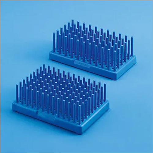 क्रिस्टल टेस्ट ट्यूब पेग रैक