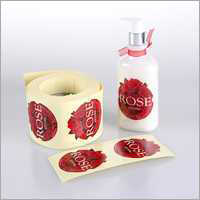 चिपकने वाला स्टिकर कॉस्मेटिक लेबल