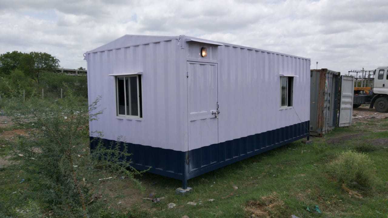 Modern Portable Cabin - Steel Container With Custom Millimeter Wall Panels | Features Sliding Windows, Wooden Or Cement Board Flooring, Versatile Roof Loads