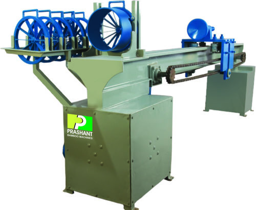 Grey & Blue Bamboo Auto Splitter Machine