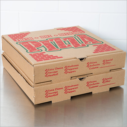 Brown Pizza Packaging Box
