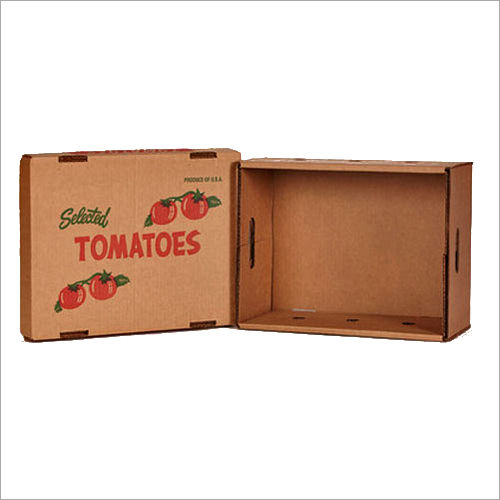 Brown Vegetable Packaging Box