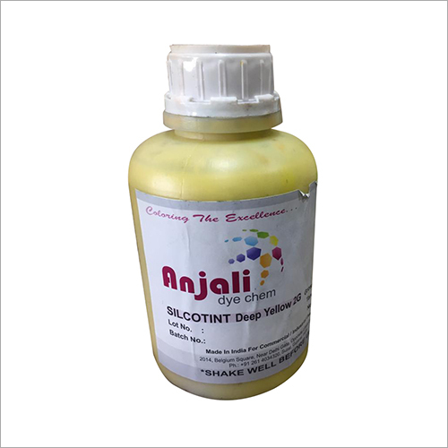 Silcotint Deep Yellow Dye Chemical Application: Industrial