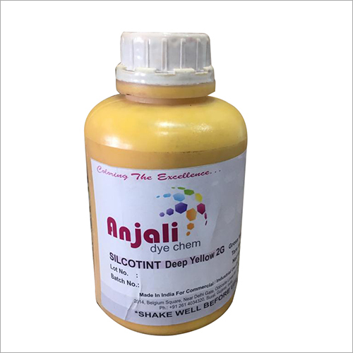 Silcotint Deep Yellow Dye Chemical Application: Industrial