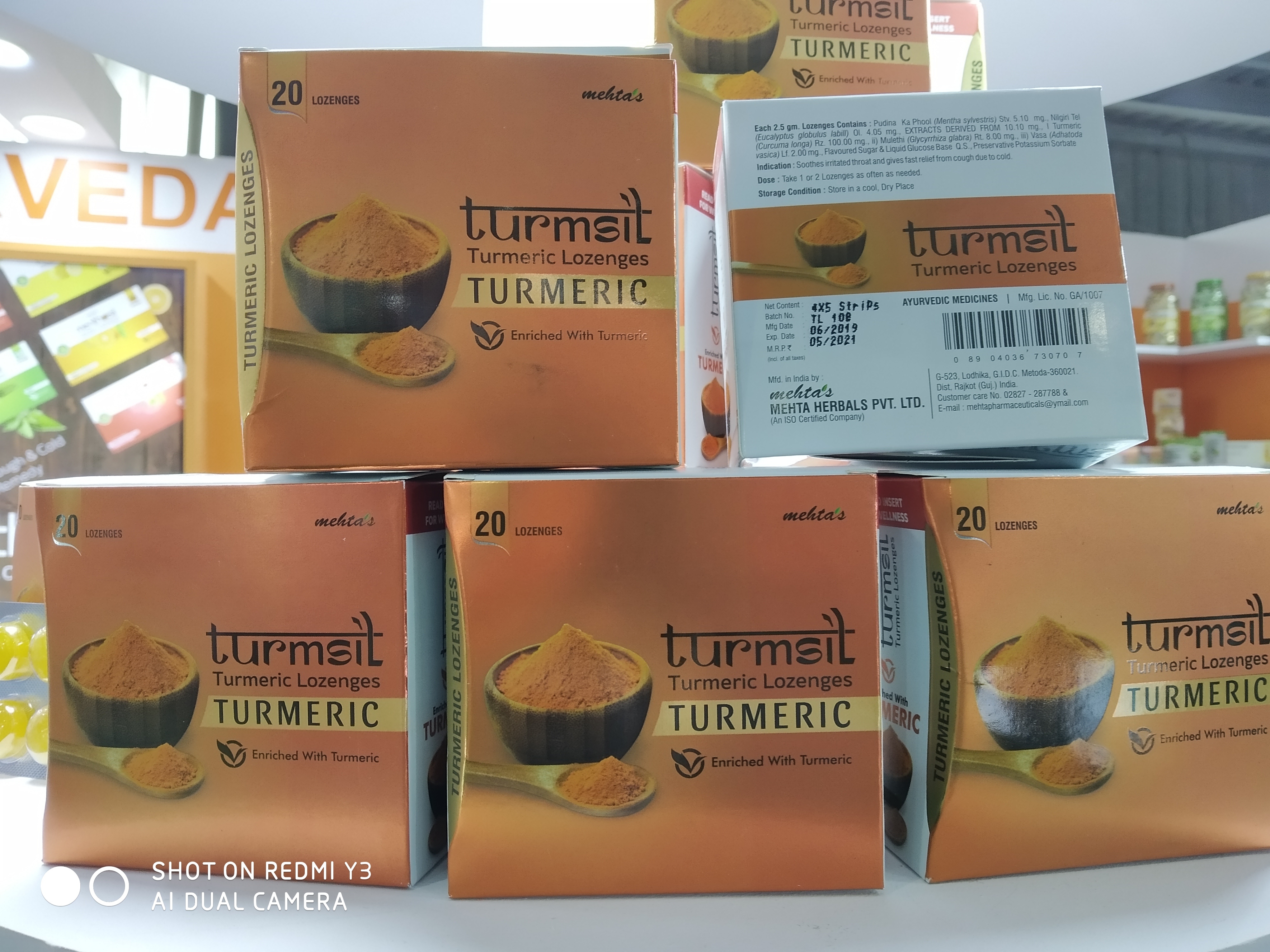 Turmeric Lozenges - Capsule Form, 2-year Shelf Life | Promotes Healthy Growth & Nutrition