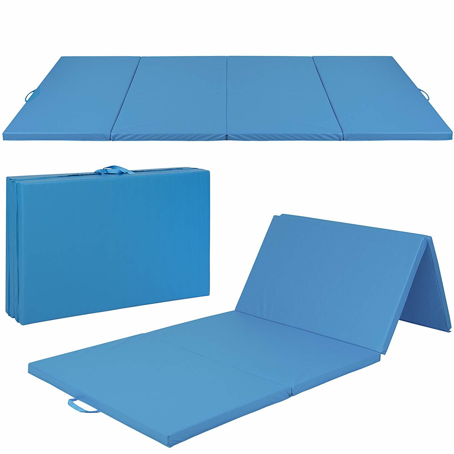 Folding Mats - 74x28 Inches, 10mm To 25mm Thickness | Biodegradable, Pvc Free, Beautiful Colors, Comfortable, Absorbent, Skin Friendly