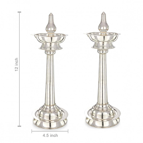 Silver Pooja Lamp