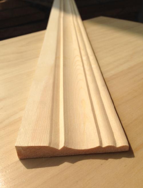 Flat Moulding Core Material: Solid Wood