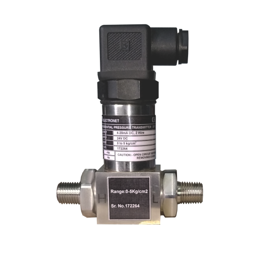 DPT-22 - Stainless Steel Differential Pressure Transmitter | 4-20 mA Output, +/- 0.25% Accuracy, Piezo Resistive Sensor, 0.6 kg Weight
