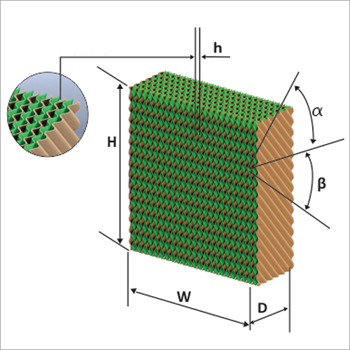सेल्युलोज कूलिंग पैड