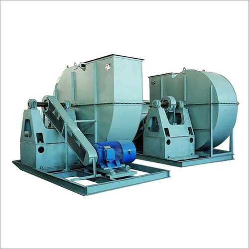 Backward Curved Fans - Metal, High Pressure, 440 Power | Floor Installation, Electrical Power Source, Blue Color