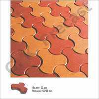Colorado Paver Block - 220mm Length 50-60mm Thickness | Outdoor Usage Available In Red Yellow Grey Black Coverage Area 0.40 Sqft