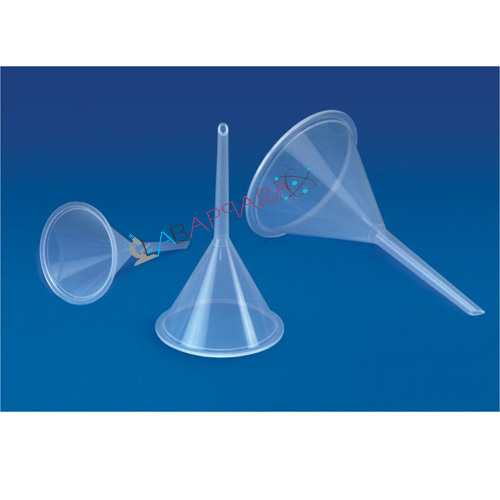 Analytical Funnel Polypropylene Labappara - Material: Polypropylene, Sizes: 35 mm, 50 mm, 62 mm, 75 mm, 100 mm | Designed for Analytical Chemistry, Prevents Air Blockage