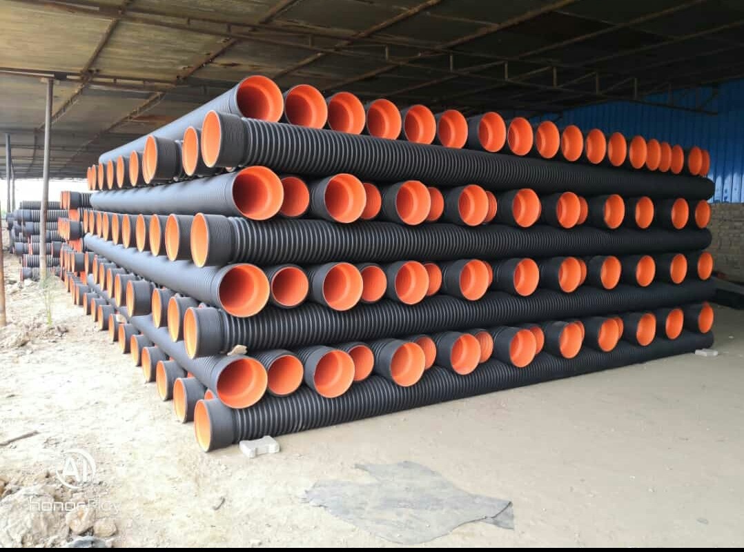 Hdpe Dwc Pipe - High-density Polypropylene, Multiple Lengths & Sizes, Black Color | Lightweight, Tough, Anti-corrosive, Abrasion & Chemical Resistant