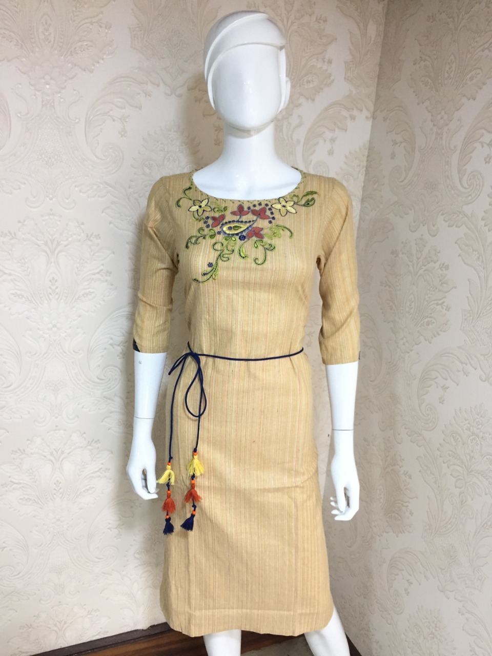 Cotton Kurtis Decoration Material: Ribbons