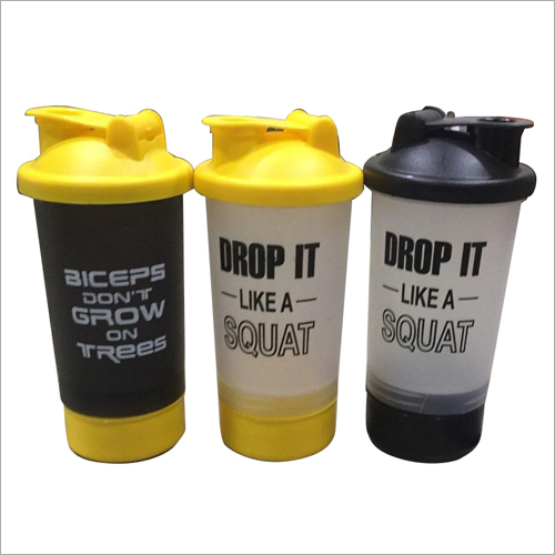 मल्टीकलर 400Ml कम्पार्टमेंट शेकर में उपलब्ध