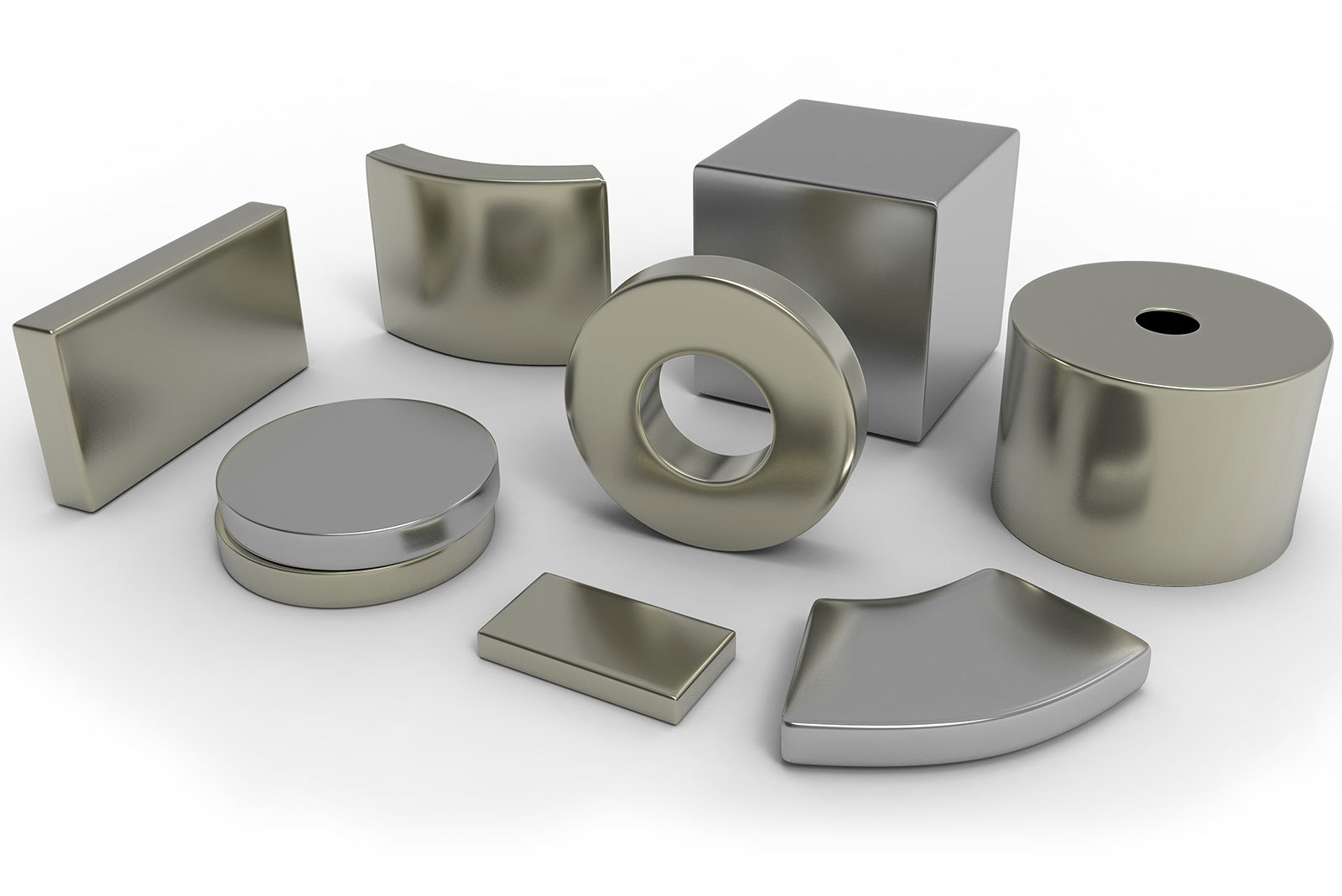 Bonded Magnets - Ndfeb Strontium Ferrite Blend, High Strength Rubber Magnet Rectangle With Precision Tolerances