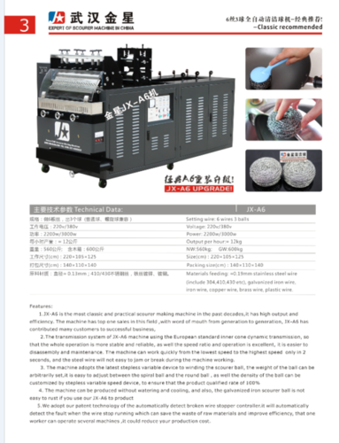 स्कॉरर बनाने की मशीन