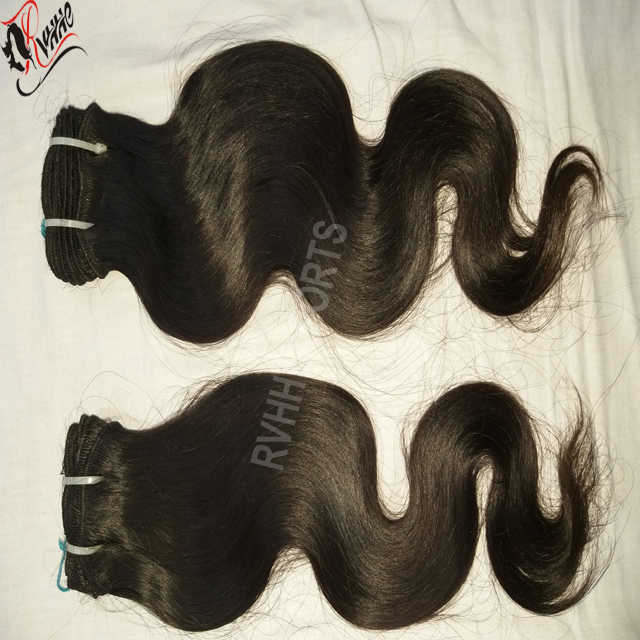 Virgin Indian Hair Extension - 100% Remy Human Hair, 8 To 30 Inch Lengths | Natural Color, Zero Shedding, Can Be Dyed And Restyled