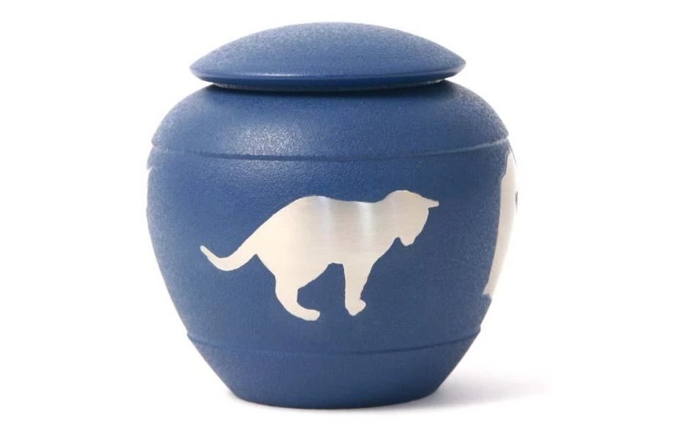 Plating Odyssey Paw Print Pewter Pet Urn Extra Small New