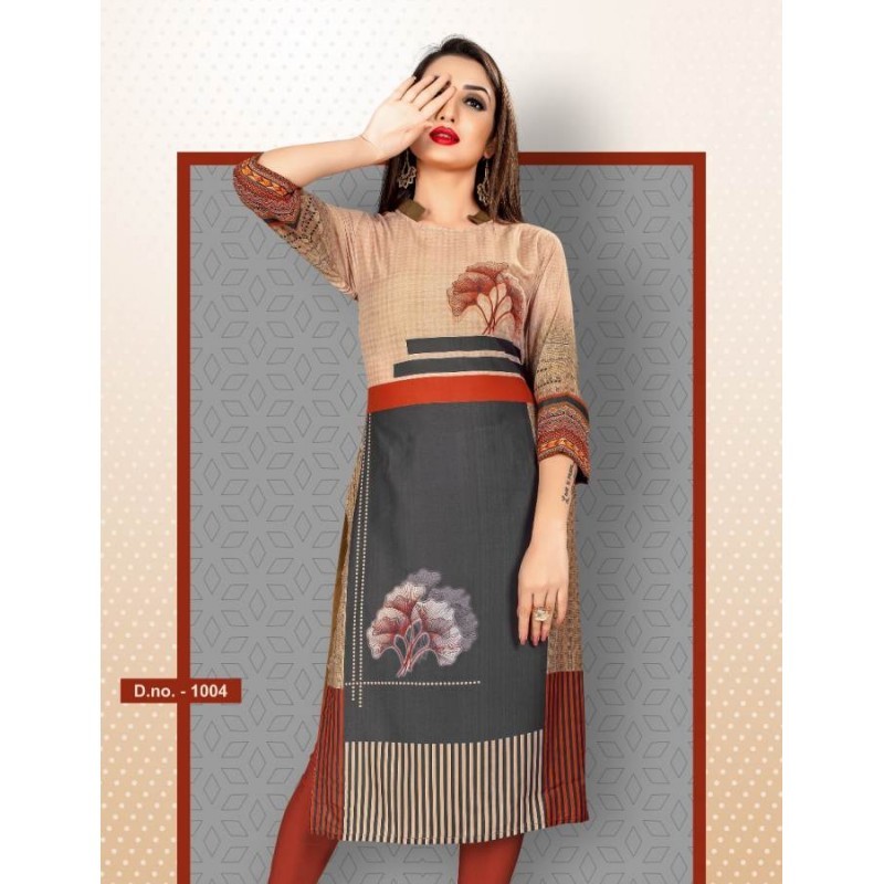 Digital Printed Kurtis Collection Decoration Material: Cloths