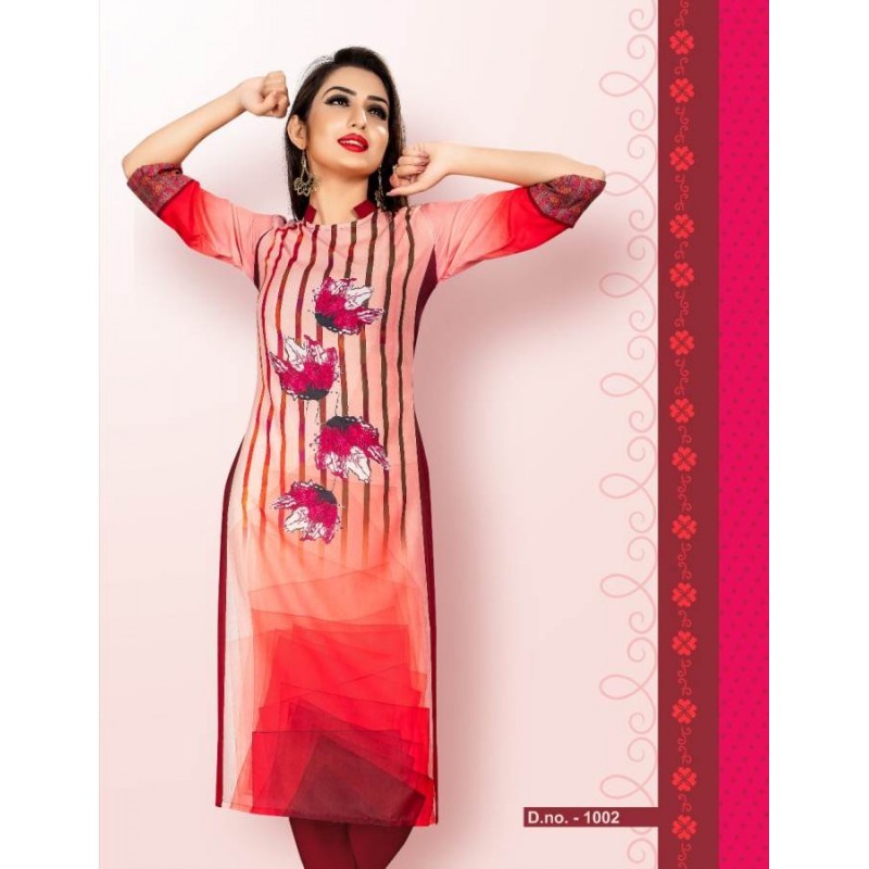 Digital Printed Kurtis Collection Decoration Material: Cloths