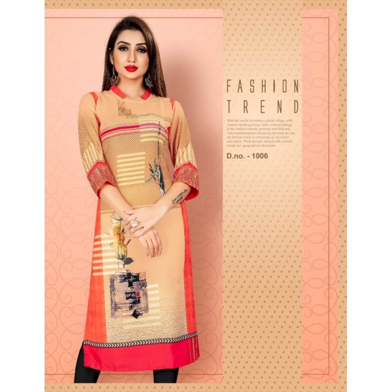 Digital Printed Kurtis Collection Decoration Material: Cloths