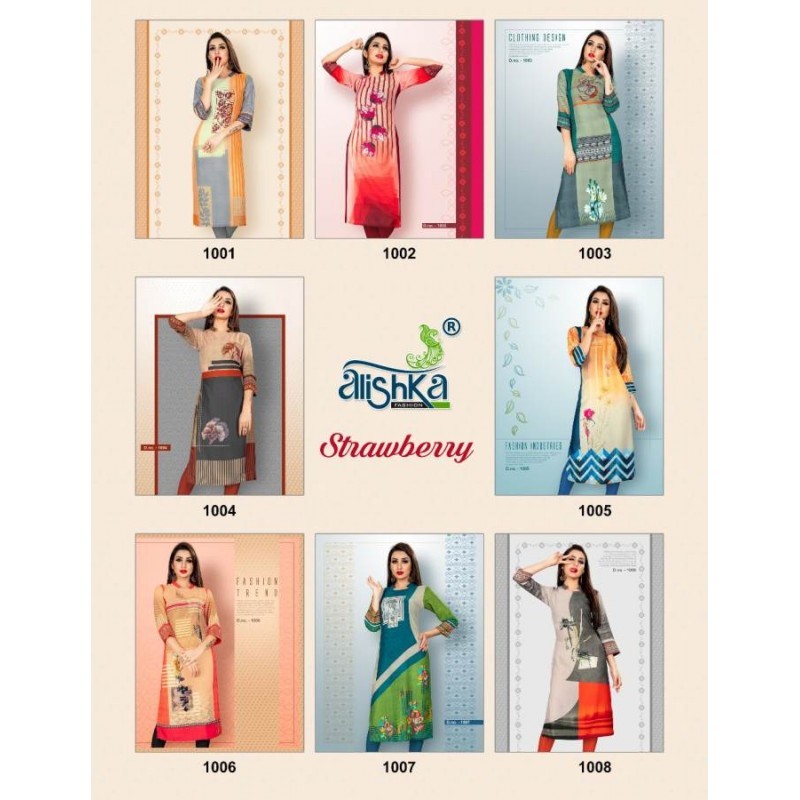 Digital Printed Kurtis Collection Decoration Material: Cloths