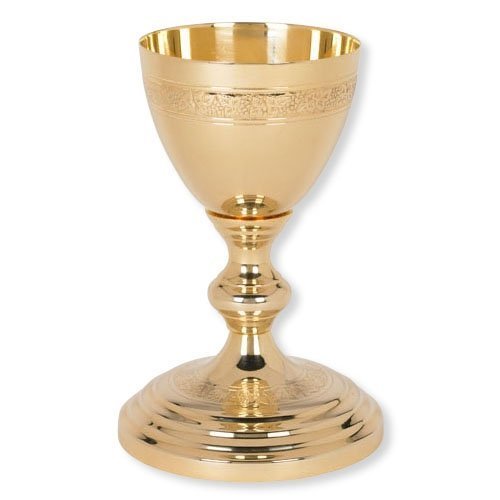 Brass Gold Chalice / Church Product Supplier By Brassworld India