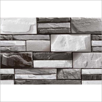 Elevation Wall Tiles - Ceramic, Custom Size, Multi Color | Polished Surface, Elegant Patterns, Weather Resistant, Eye-catching Design