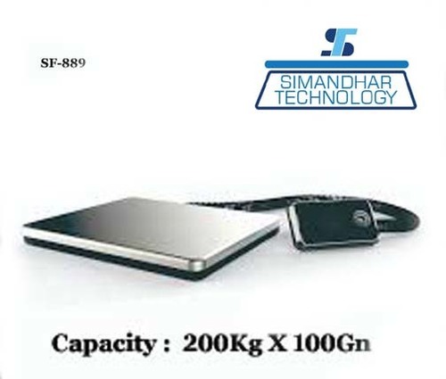 Sf-889 Electronic Shipping Scale Capacity Range: 200 Kg X 100 Gm  Kilograms (Kg)