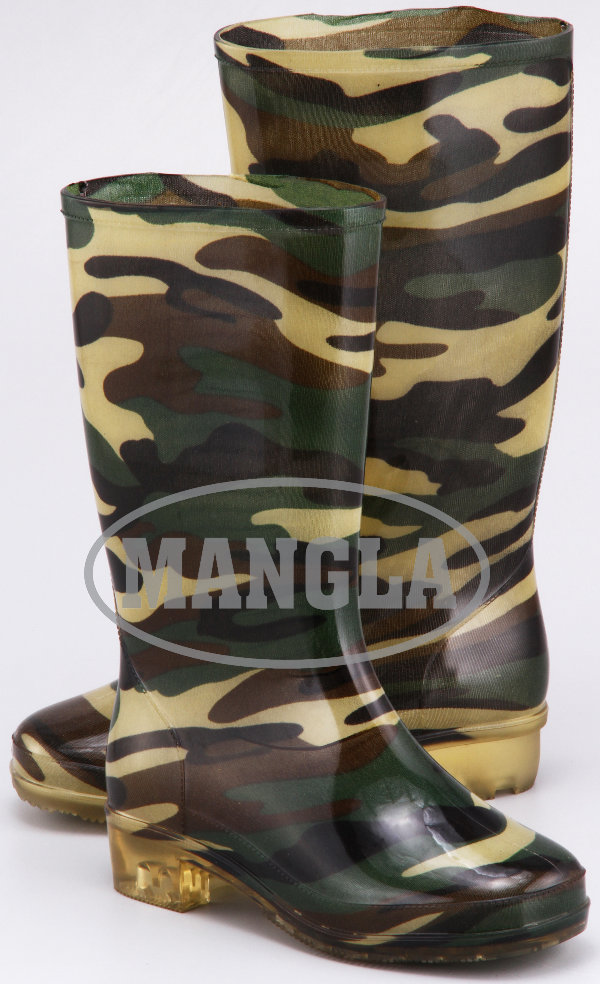 Lucas Military Gumboots - Insole Material: Pvc