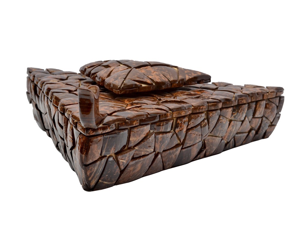 Brown Decorative Dryfruit Box