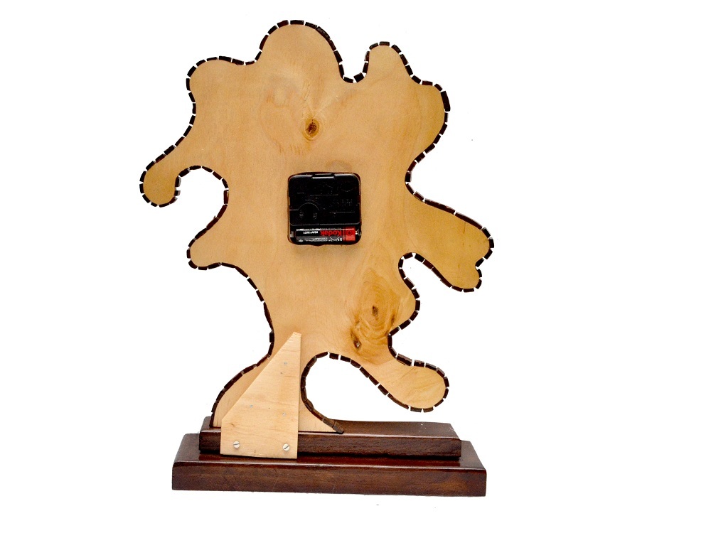 Natural Navajowhite Decorative Table Clock