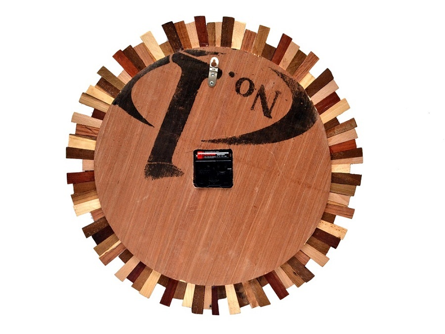 Round Decorative Wooden Wall Clock