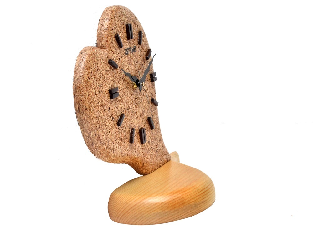 Natural Navajowhite Wooden Table Clock